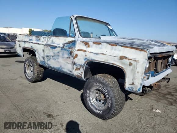1978 Chevrolet Silverado 1500 z VIN CKR188Z205123, wystawiony jako Copart lot #75134314 z przebiegiem 7 969 mil mil oraz Czysty tytuł • Clean title. Historia ofert i sprzedaży dostępna na DreamBid. Obrazek 4.