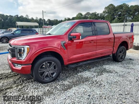 2021 Ford F-150 XL with VIN 1FTFW1E82MKF10132, listed as a Copart auction lot 80945795 with 49,486 mi miles and Salvage title. Bid and sale history available at DreamBid. Image 1.