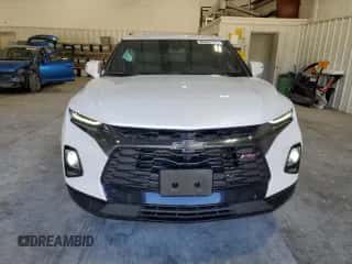2021 Chevrolet Blazer RS с VIN 3GNKBKRS9MS525986, выставлен на аукционе Copart как лот 85845775 с пробегом 46 424 миль миль и Списание • Salvage title. История ставок и продаж доступна на DreamBid. Изображение 5.