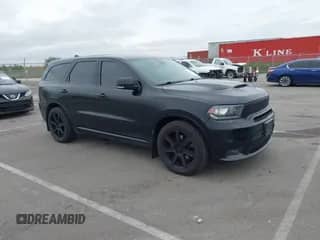 2018 Dodge Durango R/T with VIN 1C4SDJCT6JC160800, listed as a IAAI auction lot 43262284 with 191,300 mi miles and . Bid and sale history available at DreamBid. Image 1.