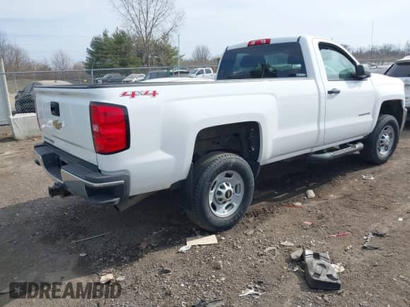 2015 Chevrolet Silverado 2500HD Work Truck with VIN 1GC0KUEG1FZ526388, listed as a IAAI auction lot 41774856 with Not provided miles and . Bid and sale history available at DreamBid. Image 4.