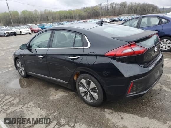 2019 Hyundai Ioniq Limited with VIN KMHC75LDXKU161905, listed as a Copart auction lot 51807525 with 128,524 mi miles and Salvage title. Bid and sale history available at DreamBid. Image 2.