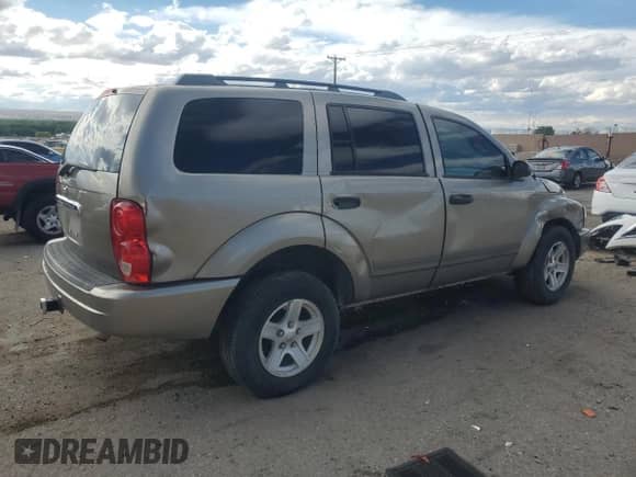 2005 Dodge Durango SLT with VIN 1D4HD48N35F605264, listed as a Copart auction lot 55932775 with 170,548 mi miles and Salvage title. Bid and sale history available at DreamBid. Image 3.