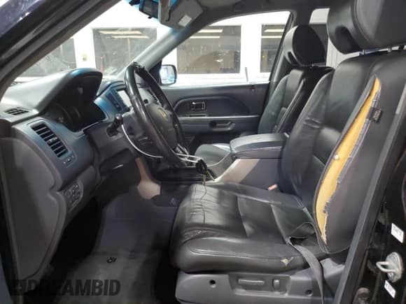 2006 Honda Pilot EX-L with VIN 2HKYF18796H539303, listed as a Copart auction lot 80113975 with 156,475 mi miles and Salvage title. Bid and sale history available at DreamBid. Image 7.