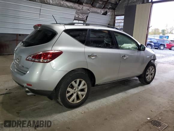 2012 Nissan Murano SL with VIN JN8AZ1MW2CW200561, listed as a Copart auction lot 81383535 with 93,000 mi miles and Salvage title. Bid and sale history available at DreamBid. Image 3.