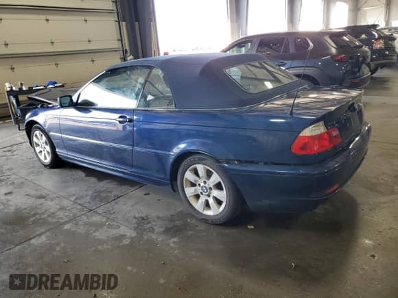 2006 BMW 3 Series 325Ci with VIN WBABW33496PX88667, listed as a Copart auction lot 67630435 with 77,038 mi miles and Salvage title. Bid and sale history available at DreamBid. Image 2.