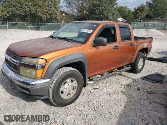 2004 Chevrolet Colorado 1SF LS Z71 z VIN 1GCDS136248199335, wystawiony jako Copart lot #86139855 z przebiegiem 225 212 mil mil oraz Szkoda całkowita • Salvage title. Historia ofert i sprzedaży dostępna na DreamBid. Obrazek 1.