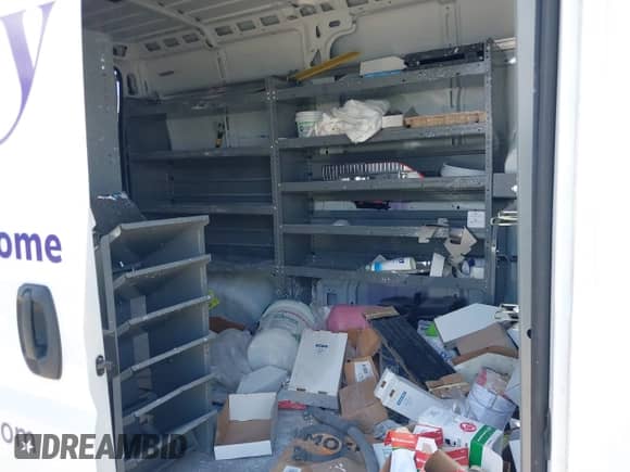 2023 Ram ProMaster Cargo with VIN 3C6LRVBG6PE547955, listed as a IAAI auction lot 42790174 with 24,603 mi miles and . Bid and sale history available at DreamBid. Image 8.