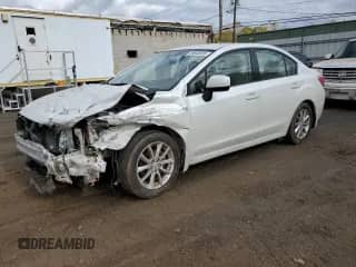 2013 Subaru Impreza Premium with VIN JF1GJAB67DH006104, listed as a Copart auction lot 89646355 with 93,154 mi miles and Non repairable. Bid and sale history available at DreamBid. Image 1.