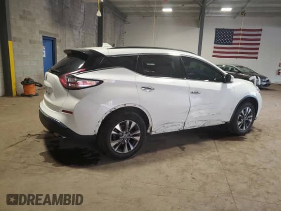 2018 Nissan Murano SL z VIN 5N1AZ2MH2JN144719, wystawiony jako Copart lot #84387065 z przebiegiem 126 457 mil mil oraz Szkoda całkowita • Salvage title. Historia ofert i sprzedaży dostępna na DreamBid. Obrazek 3.