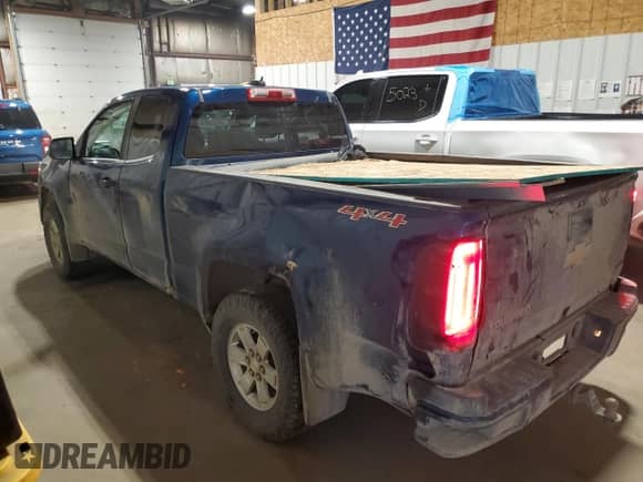 2019 Chevrolet Colorado 4WD Work Truck с VIN 1GCHTBEAXK1109246, выставлен на аукционе Copart как лот 82170635 с пробегом 76 677 миль миль и Списание • Salvage title. История ставок и продаж доступна на DreamBid. Изображение 2.