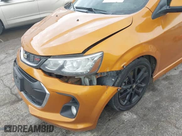 2017 Chevrolet Sonic LT with VIN 1G1JC6SB7H4138080, listed as a IAAI auction lot 42103968 with 50,211 mi miles and . Bid and sale history available at DreamBid. Image 6.