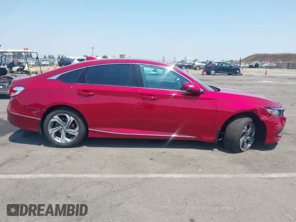 2018 Honda Accord EX-L with VIN 1HGCV2F52JA018607, listed as a IAAI auction lot 42714347 with 81,492 mi miles and . Bid and sale history available at DreamBid. Image 12.
