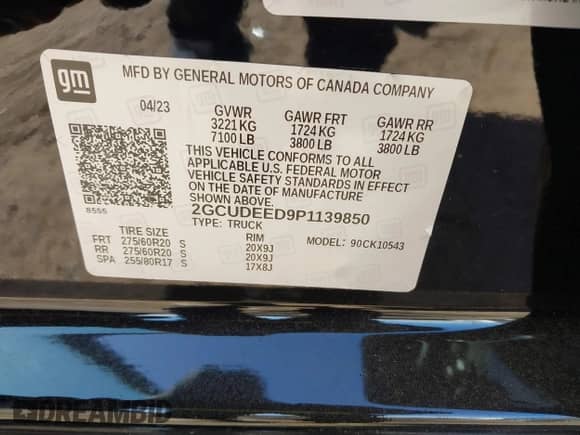 2023 Chevrolet Silverado 1500 RST with VIN 2GCUDEED9P1139850, listed as a IAAI auction lot 41735915 with 25,229 mi miles and . Bid and sale history available at DreamBid. Image 9.