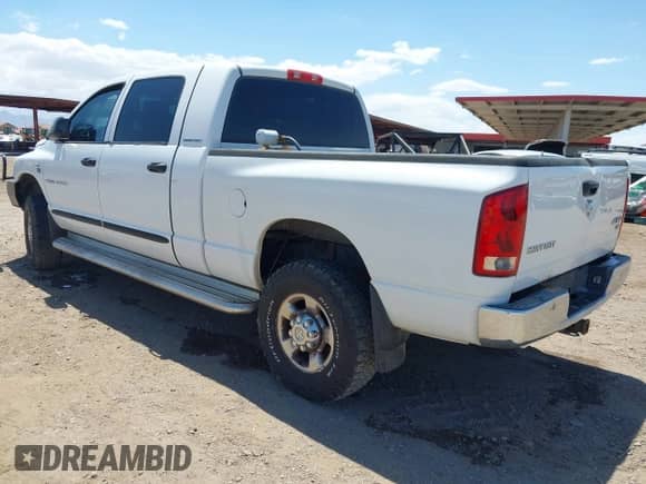 2006 Dodge 2500 SLT with VIN 3D7KS29C16G142668, listed as a IAAI auction lot 42647089 with 117,184 mi miles and . Bid and sale history available at DreamBid. Image 3.