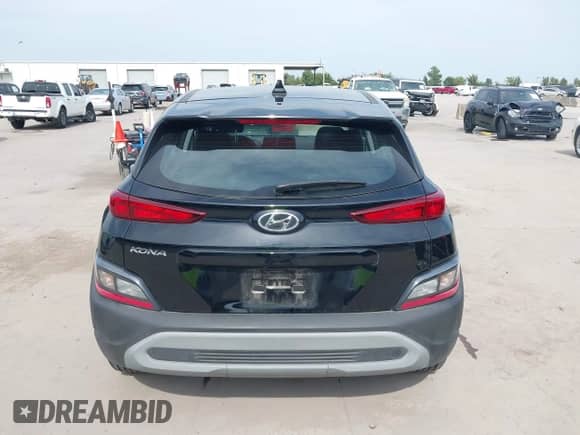 2023 Hyundai Kona SE with VIN KM8K22AB1PU994476, listed as a IAAI auction lot 43161006 with 47,593 mi miles and . Bid and sale history available at DreamBid. Image 16.