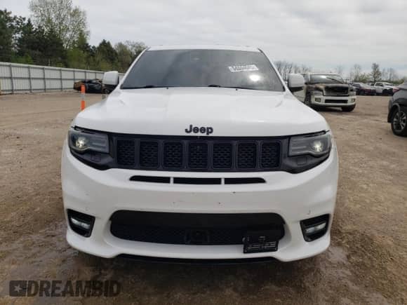 2021 Jeep Grand Cherokee SRT with VIN 1C4RJFDJ7MC577624, listed as a Copart auction lot 54864645 with 12,546 mi miles and Salvage title. Bid and sale history available at DreamBid. Image 5.