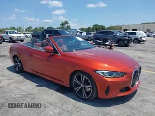 2023 BMW 4 Series 430i with VIN WBA23AT09PCL39301, listed as a IAAI auction lot 42217555 with 39,648 mi miles and . Bid and sale history available at DreamBid. Image 1.