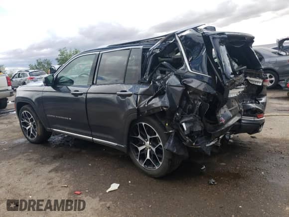 2024 Jeep Grand Cherokee Summit Reserve с VIN 1C4RJHEG9R8925979, выставлен на аукционе Copart как лот 58758915 с пробегом 18 260 миль миль и Списание • Salvage title. История ставок и продаж доступна на DreamBid. Изображение 2.