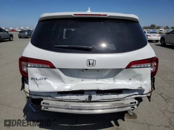 2020 Honda Pilot EX with VIN 5FNYF5H3XLB022476, listed as a Copart auction lot 55599445 with 79,577 mi miles and Salvage title. Bid and sale history available at DreamBid. Image 6.