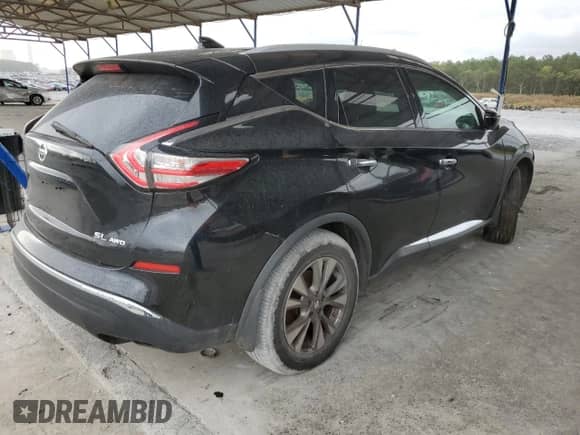 2016 Nissan Murano SL with VIN 5N1AZ2MH4GN166925, listed as a Copart auction lot 85680875 with Not provided miles and Clean title. Bid and sale history available at DreamBid. Image 3.
