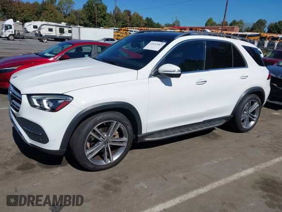 2022 Mercedes-Benz GLE 350 with VIN 4JGFB4JEXNA631728, listed as a IAAI auction lot 43432587 with 50,668 mi miles and . Bid and sale history available at DreamBid. Image 2.