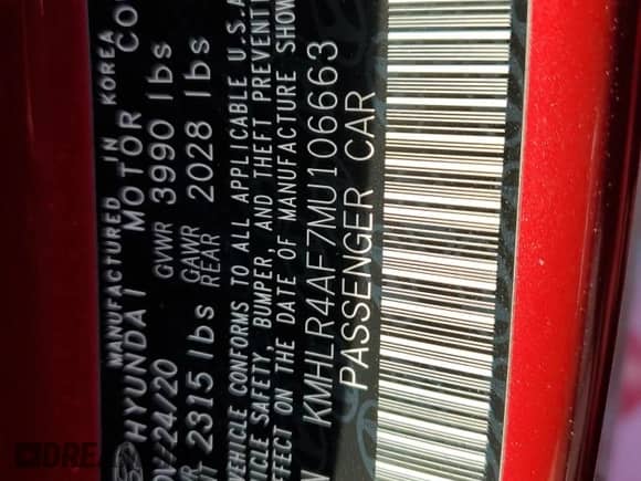 2021 Hyundai Elantra N Line z VIN KMHLR4AF7MU106663, wystawiony jako Copart lot #43587565 z przebiegiem 63 543 mil mil oraz Szkoda całkowita • Salvage title. Historia ofert i sprzedaży dostępna na DreamBid. Obrazek 13.