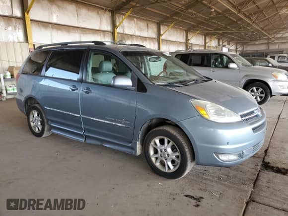 2004 Toyota Sienna XLE z VIN 5TDZA22CX4S194448, wystawiony jako Copart lot #60899125 z przebiegiem 102 509 mil mil oraz Czysty tytuł • Clean title. Historia ofert i sprzedaży dostępna na DreamBid. Obrazek 4.