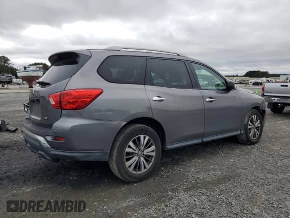 2018 Nissan Pathfinder SV with VIN 5N1DR2MN8JC628912, listed as a Copart auction lot 82449975 with 214,440 mi miles and Salvage title. Bid and sale history available at DreamBid. Image 3.