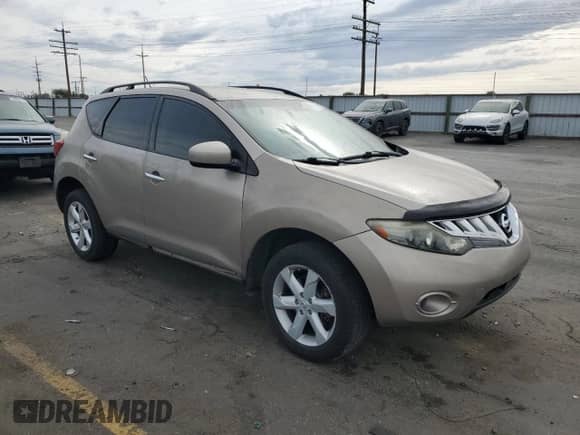 2009 Nissan Murano S z VIN JN8AZ18W49W103624, wystawiony jako Copart lot #84649825 z przebiegiem 143 563 mil mil oraz Szkoda całkowita • Salvage title. Historia ofert i sprzedaży dostępna na DreamBid. Obrazek 4.