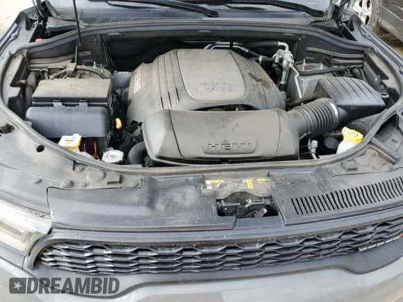 2022 Dodge Durango R/T Plus with VIN 1C4SDJCT6NC221133, listed as a Copart auction lot 58578755 with 53,487 mi miles and Salvage title. Bid and sale history available at DreamBid. Image 12.
