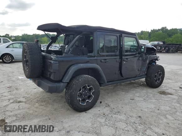 2022 Jeep Wrangler Unlimited Rubicon с VIN 1C4JJXR69NW222252, выставлен на аукционе Copart как лот 59748785 с пробегом 51 342 миль миль и Списание • Salvage title. История ставок и продаж доступна на DreamBid. Изображение 3.