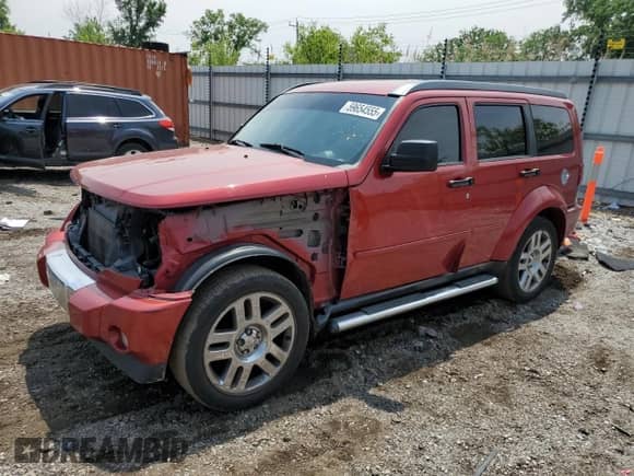 2010 Dodge Nitro Heat with VIN 1D4PT4GK4AW156936, listed as a Copart auction lot 59654555 with 194,045 mi miles and Salvage title. Bid and sale history available at DreamBid. Image 1.