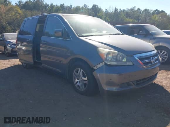 2007 Honda Odyssey EX-L с VIN 5FNRL38677B416714, выставлен на аукционе IAAI как лот 43438146 с пробегом 259 775 миль миль и . История ставок и продаж доступна на DreamBid. Изображение 1.