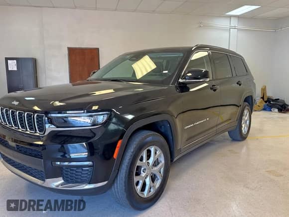 2023 Jeep Grand Cherokee Limited с VIN 1C4RJKBG7P8812238, выставлен на аукционе Copart как лот 80579565 с пробегом 52 037 миль миль и Чистый • Clean title. История ставок и продаж доступна на DreamBid. Изображение 2.