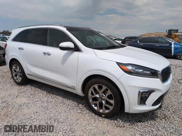 2019 Kia Sorento SX with VIN 5XYPKDA50KG455258, listed as a Copart auction lot 65780485 with 49,897 mi miles and Salvage title. Bid and sale history available at DreamBid. Image 4.