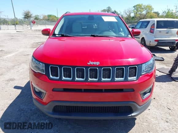 2020 Jeep Compass Latitude with VIN 3C4NJCBB8LT212512, listed as a IAAI auction lot 41796239 with 35,453 mi miles and . Bid and sale history available at DreamBid. Image 12.