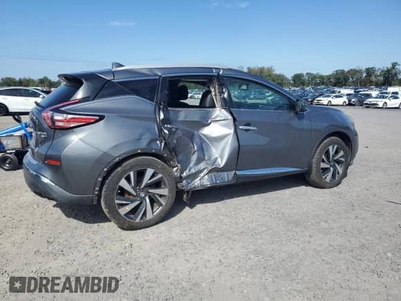 2018 Nissan Murano SL z VIN 5N1AZ2MHXJN119339, wystawiony jako Copart lot #84539625 z przebiegiem 123 661 mil mil oraz Szkoda całkowita • Salvage title. Historia ofert i sprzedaży dostępna na DreamBid. Obrazek 3.
