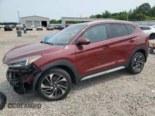 2020 Hyundai Tucson Sport with VIN KM8J33AL8LU162232, listed as a Copart auction lot 59129115 with 95,422 mi miles and Salvage title. Bid and sale history available at DreamBid. Image 1.