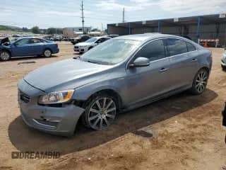 2016 Volvo S60 T5 Drive-E Premier with VIN LYV402FK6GB095750, listed as a Copart auction lot 68528615 with 139,061 mi miles and Salvage title. Bid and sale history available at DreamBid. Image 1.
