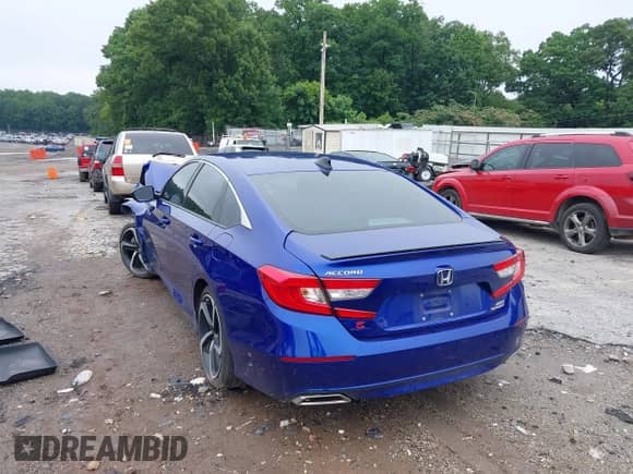2021 Honda Accord Sport с VIN 1HGCV2F30MA032864, выставлен на аукционе IAAI как лот 42322593 с пробегом Не указан миль и . История ставок и продаж доступна на DreamBid. Изображение 3.