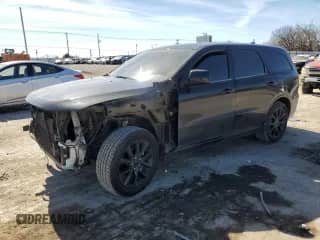 2018 Dodge Durango SXT with VIN 1C4RDHAG8JC371672, listed as a Copart auction lot 46367305 with 107,300 mi miles and Salvage title. Bid and sale history available at DreamBid. Image 1.