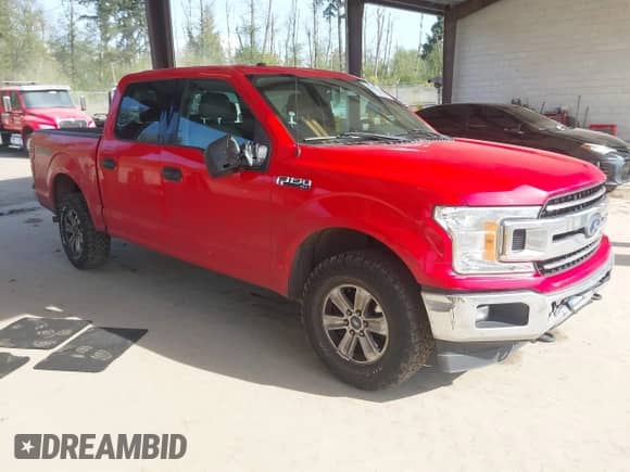 2018 Ford F-150 XL z VIN 1FTEW1EBXJKE16406, wystawiony jako IAAI lot #42127221 z przebiegiem 97 408 mil mil oraz . Historia ofert i sprzedaży dostępna na DreamBid. Obrazek 1.