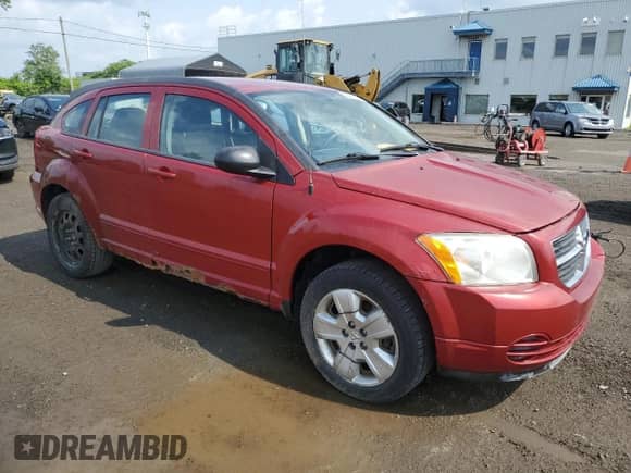 2009 Dodge Caliber SXT with VIN 1B3HB48A79D229770, listed as a Copart auction lot 58482155 with Not provided miles and Salvage title. Bid and sale history available at DreamBid. Image 4.