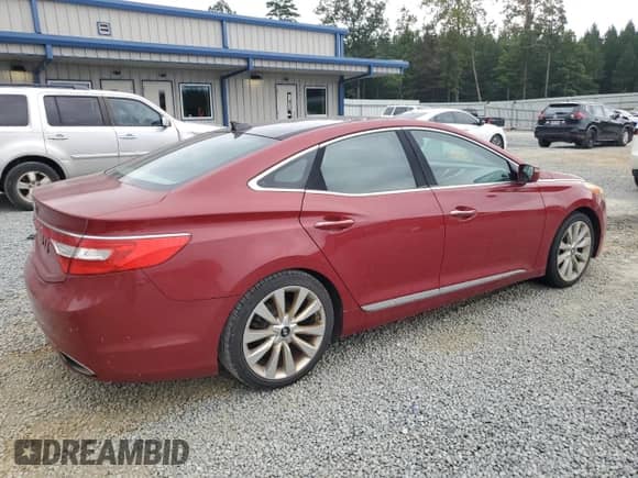 2013 Hyundai Azera z VIN KMHFH4JGXDA199088, wystawiony jako Copart lot #72839964 z przebiegiem 159 245 mil mil oraz Czysty tytuł • Clean title. Historia ofert i sprzedaży dostępna na DreamBid. Obrazek 3.