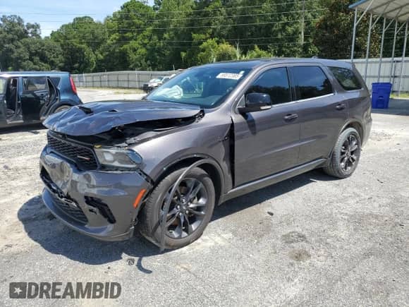 2021 Dodge Durango R/T z VIN 1C4SDHCT5MC682623, wystawiony jako Copart lot #68512385 z przebiegiem 74 445 mil mil oraz Szkoda całkowita • Salvage title. Historia ofert i sprzedaży dostępna na DreamBid. Obrazek 1.