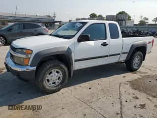 2007 Chevrolet Colorado 1LT with VIN 1GCDT19E878218227, listed as a Copart auction lot 67455445 with 153,643 mi miles and Salvage title. Bid and sale history available at DreamBid. Image 1.