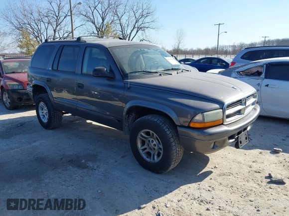 2002 Dodge Durango SLT with VIN 1B4HS48Z72F219350, listed as a IAAI auction lot 41763041 with 146,602 mi miles and . Bid and sale history available at DreamBid. Image 1.