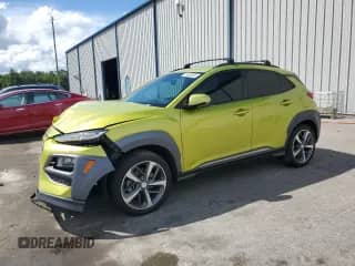 2019 Hyundai Kona Ultimate с VIN KM8K53A54KU378982, выставлен на аукционе Copart как лот 71485365 с пробегом 79 398 миль миль и На запчасти • Non repairable. История ставок и продаж доступна на DreamBid. Изображение 1.