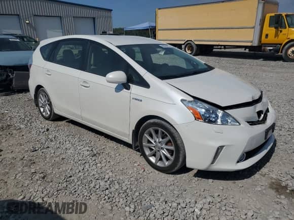 2012 Toyota Prius Two with VIN JTDZN3EU5C3143096, listed as a Copart auction lot 80569065 with 101,058 mi miles and Salvage title. Bid and sale history available at DreamBid. Image 4.